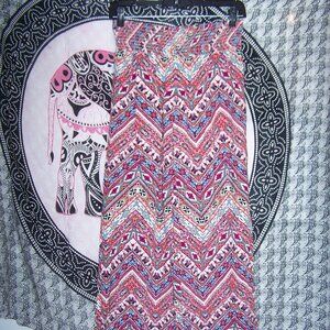 Joe B Aztec Wide Leg Pants Sz M